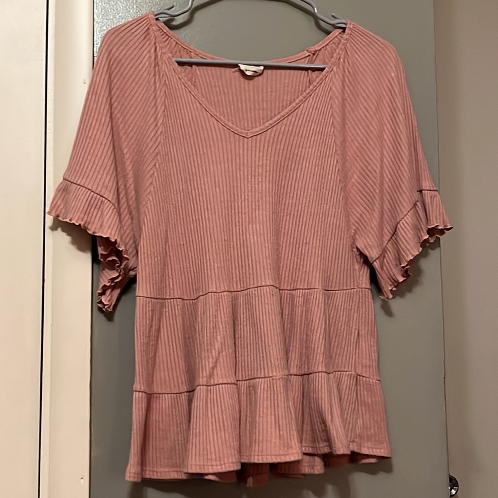 Peach Love, light pink women’s top